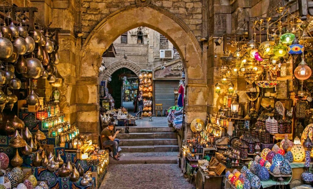 Khan el Khalili market Cairo Egypt tourism